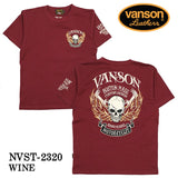 VANSON バンソン 天竺 半袖Tシャツ nvst-2320