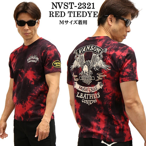 VANSON バンソン 天竺 半袖Tシャツ nvst-2321