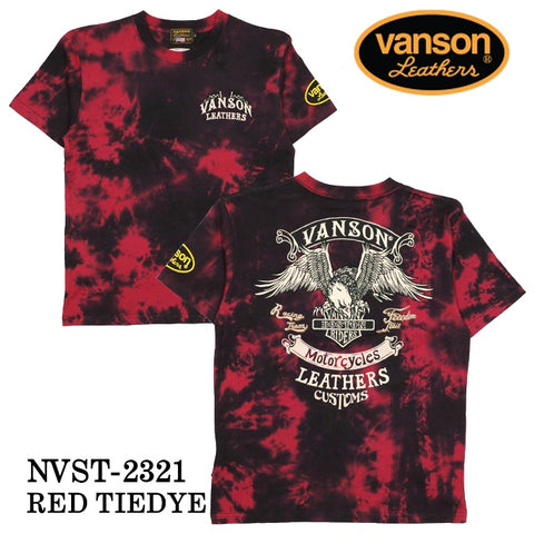 VANSON バンソン 天竺 半袖Tシャツ nvst-2321