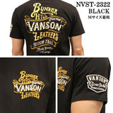 VANSON バンソン 天竺 半袖Tシャツ nvst-2322