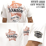 VANSON バンソン 天竺 半袖Tシャツ nvst-2322