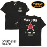 VANSON バンソン 天竺 半袖Tシャツ nvst-2323