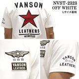 VANSON バンソン 天竺 半袖Tシャツ nvst-2323