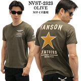 VANSON バンソン 天竺 半袖Tシャツ nvst-2323