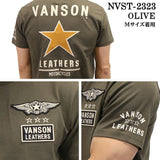 VANSON バンソン 天竺 半袖Tシャツ nvst-2323