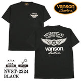 VANSON バンソン ドライ 半袖Tシャツ吸水速乾 UVカット nvst-2324