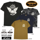 VANSON バンソン ドライ 半袖Tシャツ吸水速乾 UVカット nvst-2325