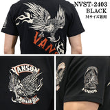 VANSON バンソン 天竺 半袖Tシャツ nvst-2403