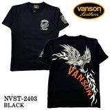 VANSON バンソン 天竺 半袖Tシャツ nvst-2403