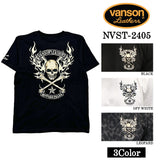 VANSON バンソン 天竺 半袖Tシャツ nvst-2405