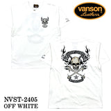 VANSON バンソン 天竺 半袖Tシャツ nvst-2405