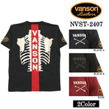 VANSON バンソン 天竺 半袖Tシャツ nvst-2407