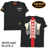 VANSON バンソン 天竺 半袖Tシャツ nvst-2407