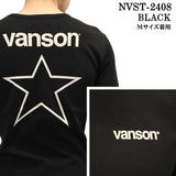 VANSON バンソン テレコ 半袖Tシャツ nvst-2408