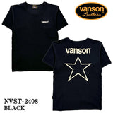 VANSON バンソン テレコ 半袖Tシャツ nvst-2408