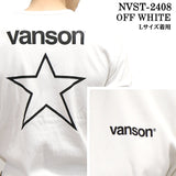 VANSON バンソン テレコ 半袖Tシャツ nvst-2408