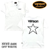 VANSON バンソン テレコ 半袖Tシャツ nvst-2408