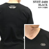 VANSON バンソン テレコ Vネック 半袖Tシャツ nvst-2409