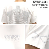 VANSON バンソン 50周年記念モデル ベア天竺 半袖Tシャツ nvst-2411