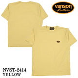 VANSON バンソン ヘヴィーオンス天竺 Made in USA 半袖Tシャツ nvst-2414