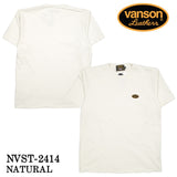 VANSON バンソン ヘヴィーオンス天竺 Made in USA 半袖Tシャツ nvst-2414