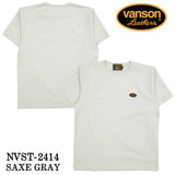 VANSON バンソン ヘヴィーオンス天竺 Made in USA 半袖Tシャツ nvst-2414