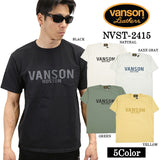 VANSON バンソン ヘヴィーオンス天竺 Made in USA ポケット 半袖Tシャツ nvst-2415