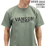 VANSON バンソン ヘヴィーオンス天竺 Made in USA ポケット 半袖Tシャツ nvst-2415