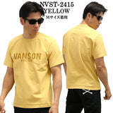 VANSON バンソン ヘヴィーオンス天竺 Made in USA ポケット 半袖Tシャツ nvst-2415