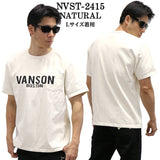 VANSON バンソン ヘヴィーオンス天竺 Made in USA ポケット 半袖Tシャツ nvst-2415