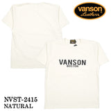 VANSON バンソン ヘヴィーオンス天竺 Made in USA ポケット 半袖Tシャツ nvst-2415