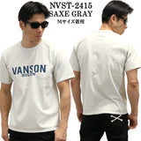 VANSON バンソン ヘヴィーオンス天竺 Made in USA ポケット 半袖Tシャツ nvst-2415