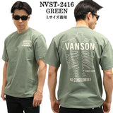 VANSON バンソン ヘヴィーオンス天竺 Made in USA 半袖Tシャツ nvst-2416