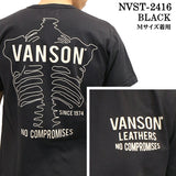 VANSON バンソン ヘヴィーオンス天竺 Made in USA 半袖Tシャツ nvst-2416