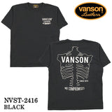 VANSON バンソン ヘヴィーオンス天竺 Made in USA 半袖Tシャツ nvst-2416