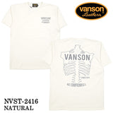 VANSON バンソン ヘヴィーオンス天竺 Made in USA 半袖Tシャツ nvst-2416