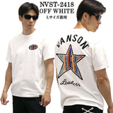 VANSON バンソン 天竺 半袖Tシャツ nvst-2418