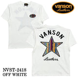 VANSON バンソン 天竺 半袖Tシャツ nvst-2418