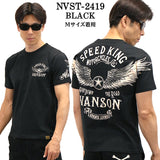 VANSON バンソン 天竺 半袖Tシャツ nvst-2419