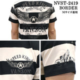 VANSON バンソン 天竺 半袖Tシャツ nvst-2419