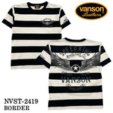 VANSON バンソン 天竺 半袖Tシャツ nvst-2419