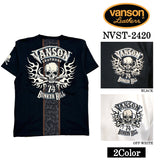 VANSON バンソン 天竺 半袖Tシャツ nvst-2420