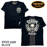 VANSON バンソン 天竺 半袖Tシャツ nvst-2420