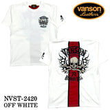 VANSON バンソン 天竺 半袖Tシャツ nvst-2420