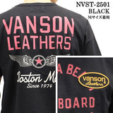 VANSON バンソン ヘヴィーオンス天竺 Made in USA 半袖Tシャツ nvst-2501