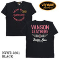 VANSON バンソン ヘヴィーオンス天竺 Made in USA 半袖Tシャツ nvst-2501