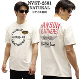 VANSON バンソン ヘヴィーオンス天竺 Made in USA 半袖Tシャツ nvst-2501