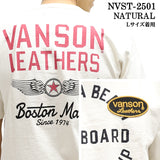 VANSON バンソン ヘヴィーオンス天竺 Made in USA 半袖Tシャツ nvst-2501
