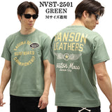 VANSON バンソン ヘヴィーオンス天竺 Made in USA 半袖Tシャツ nvst-2501