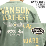 VANSON バンソン ヘヴィーオンス天竺 Made in USA 半袖Tシャツ nvst-2501